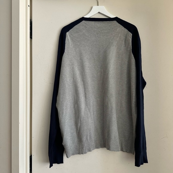 J. Crew Cotton Cashmere Pique Crewneck Baseball Sweater NWT - Picture 4 of 5